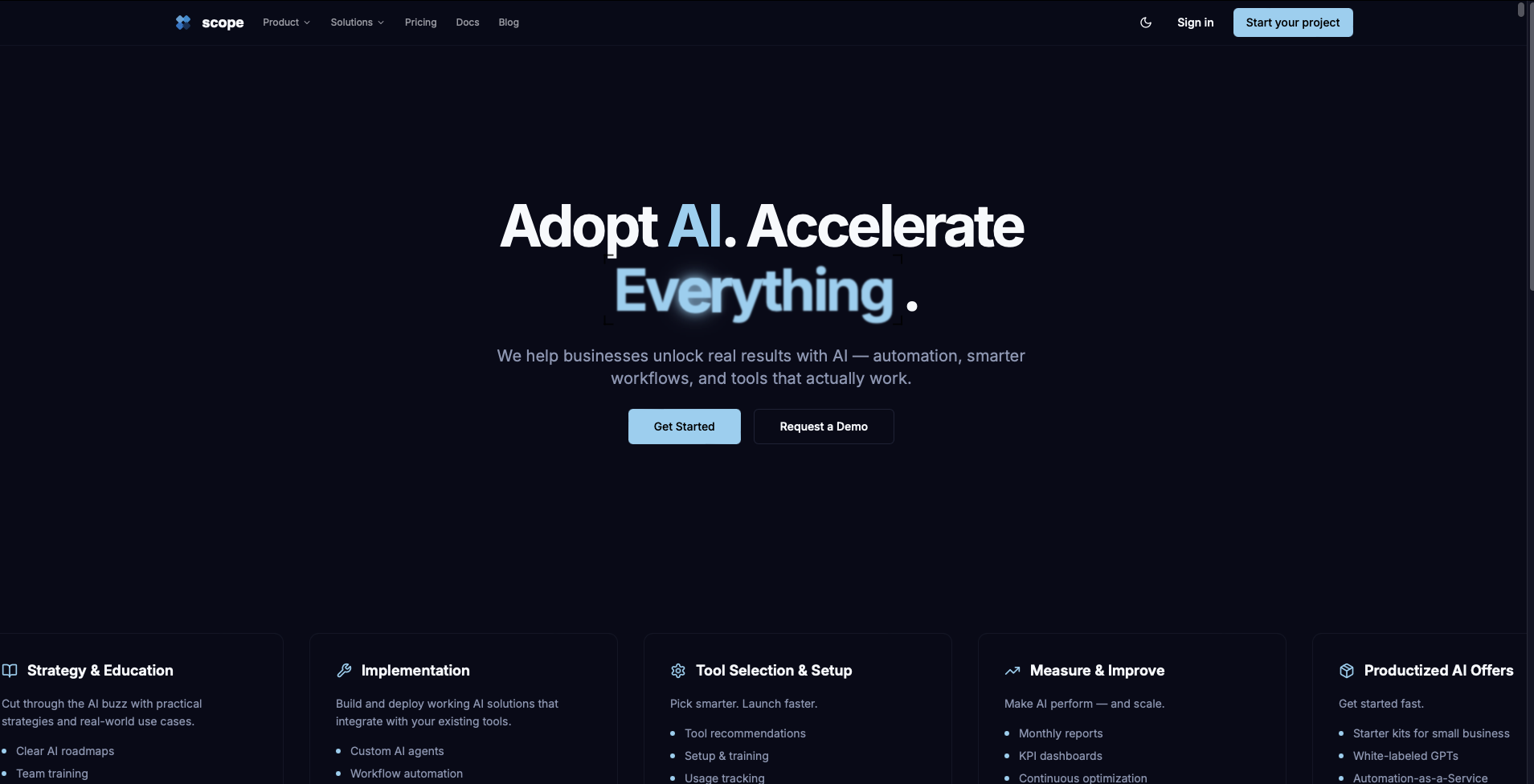 Scope AI Platform